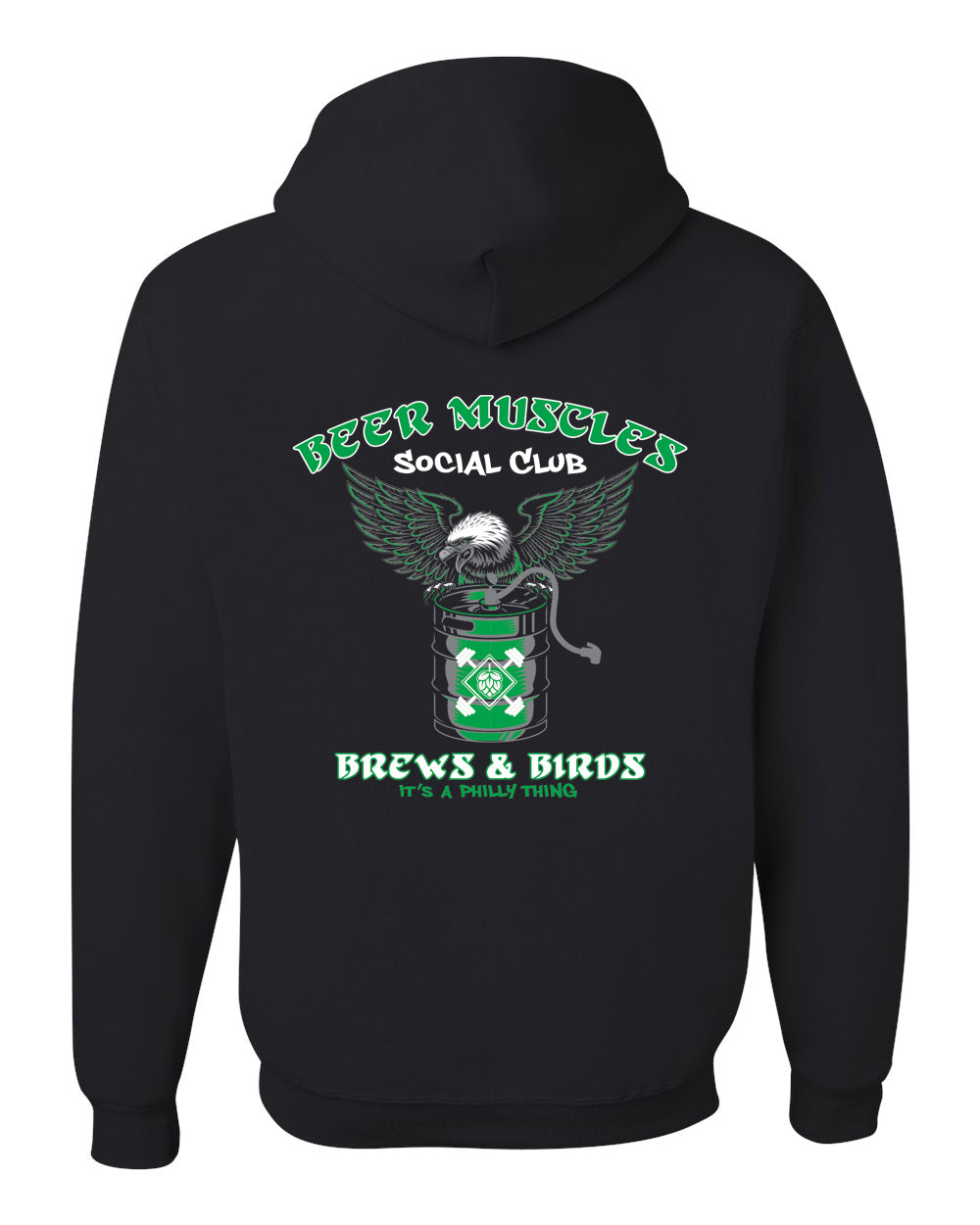 Brews & Birds Black Hoodie