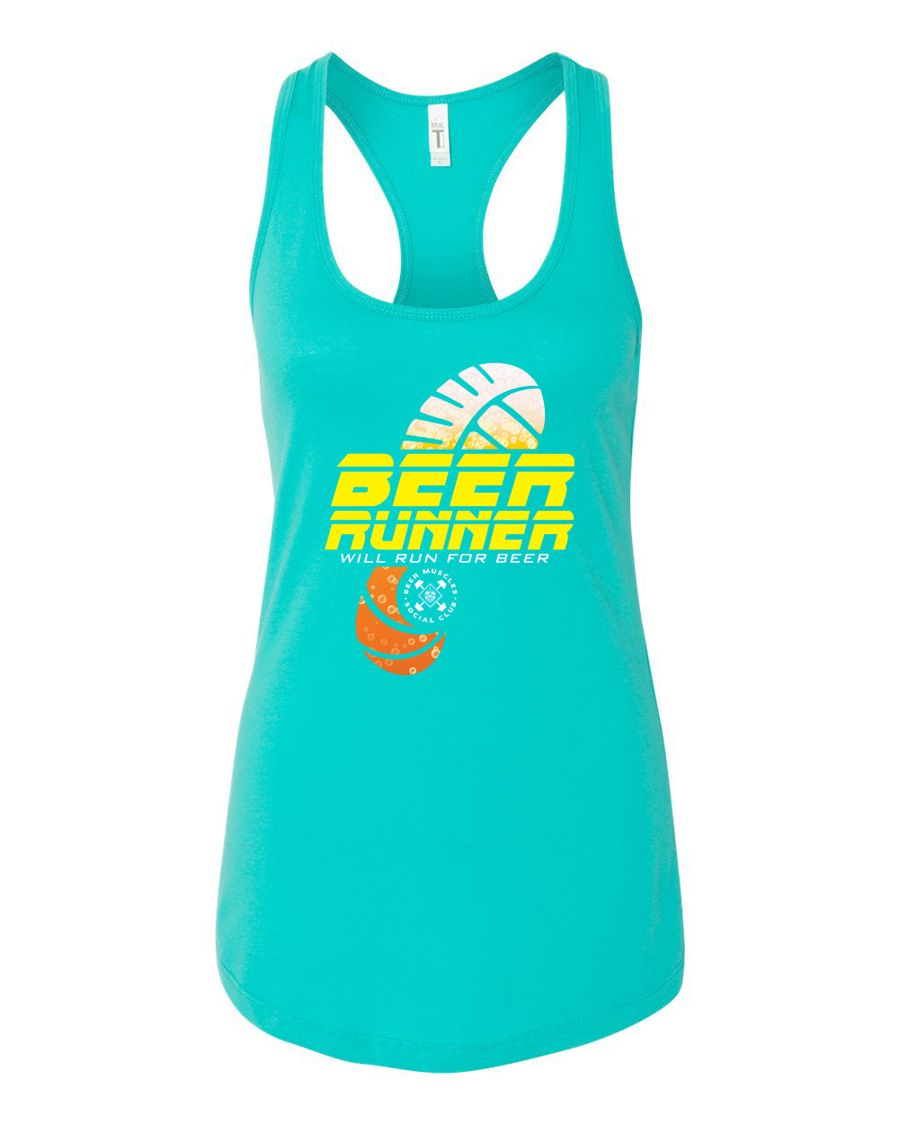 Beer Runner Ladies Racerback Tank