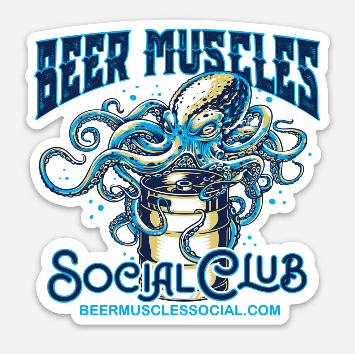 Beer Muscles Stickers – Beer Muscles Social Club