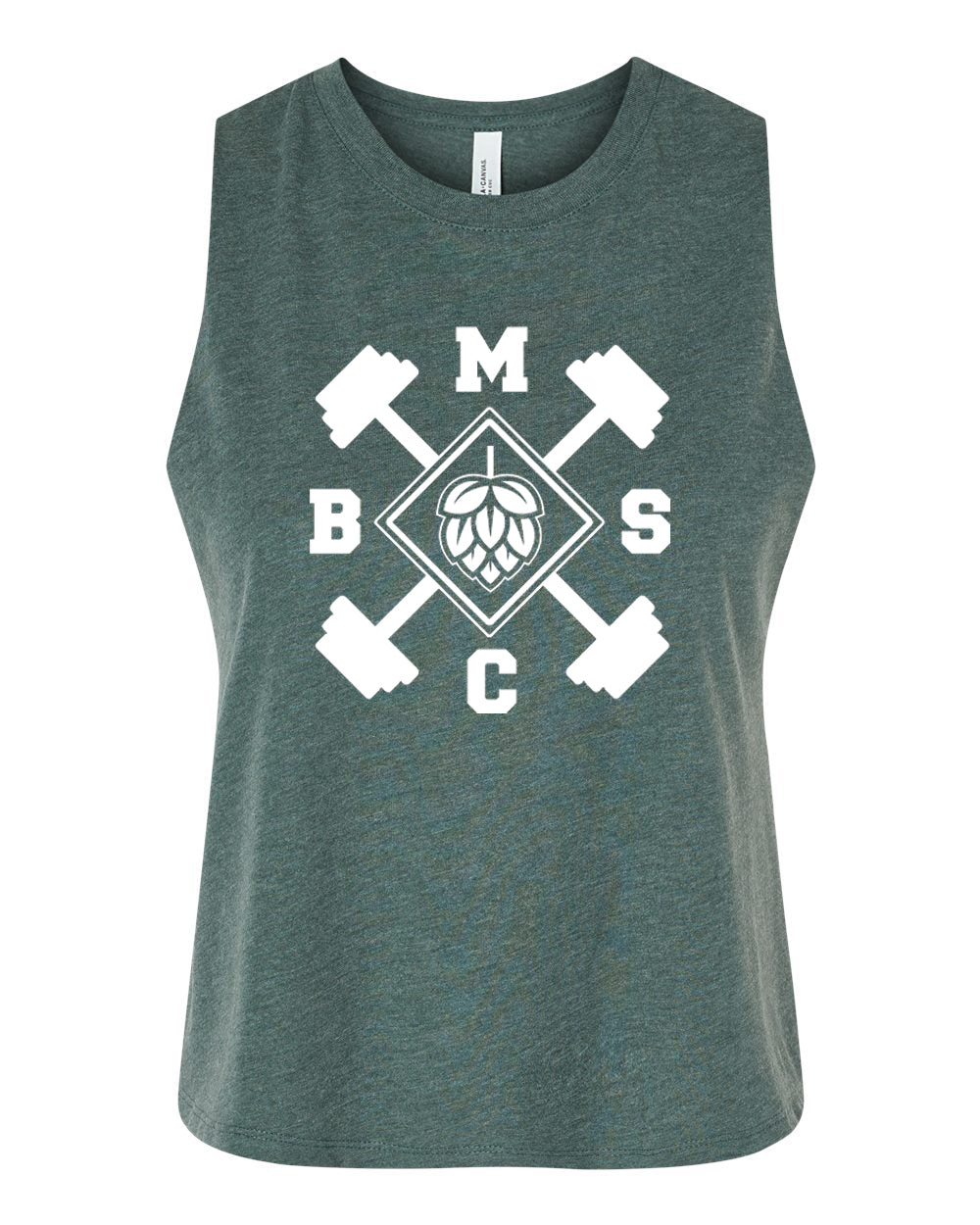 BMSC Women's Racerback Cropped Tank