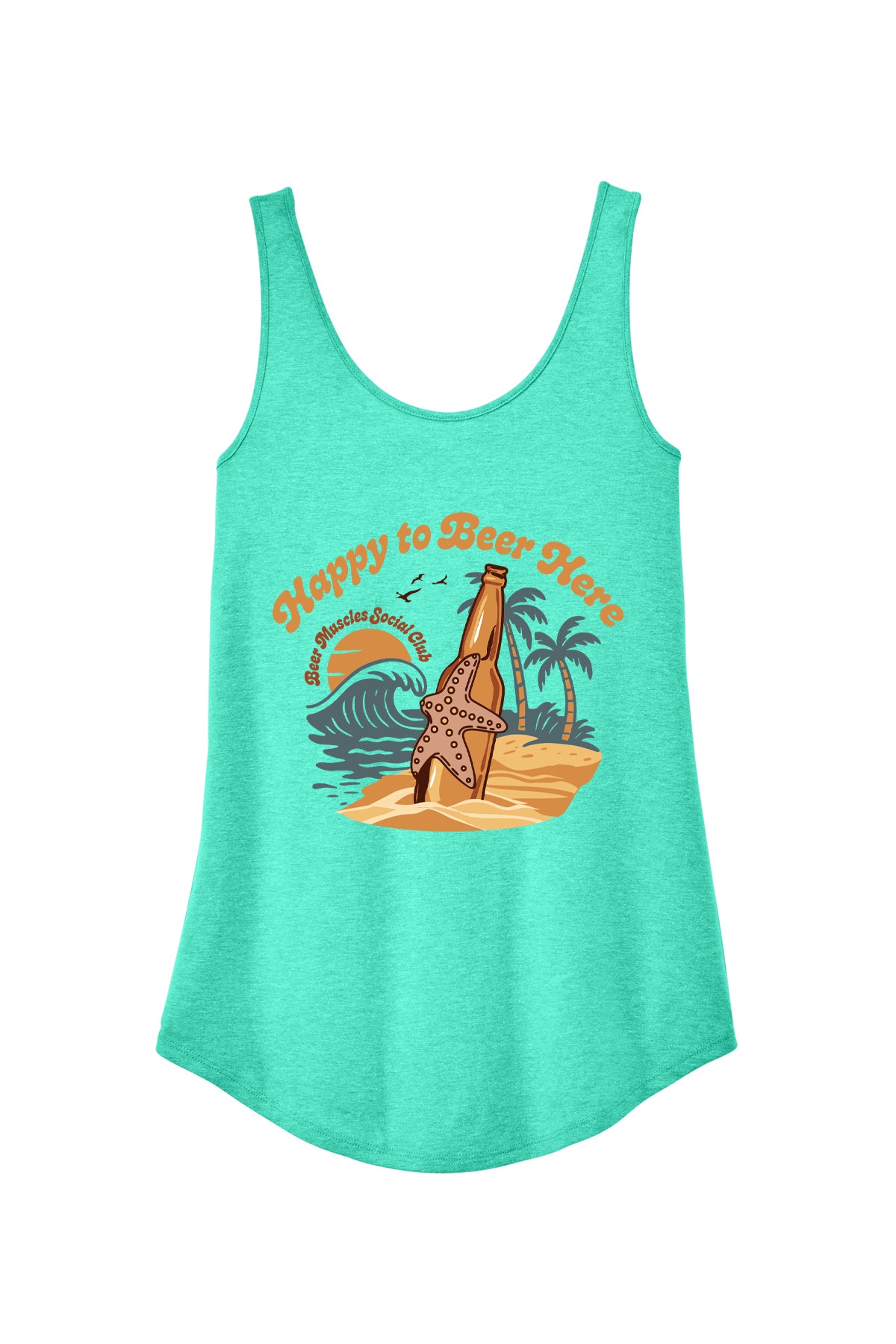 Happy to Beer Here Ladies Tank