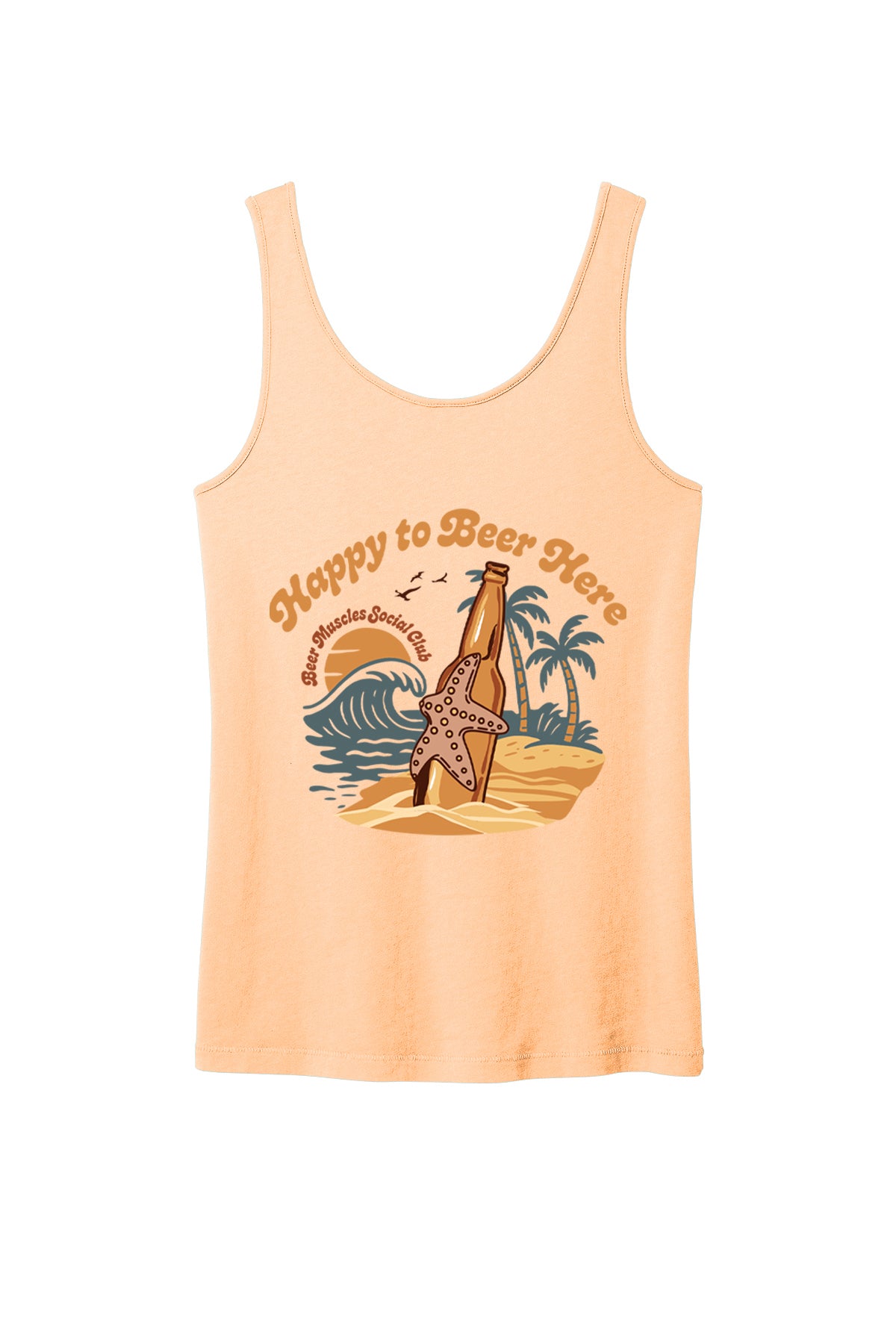 Happy to Beer Here Ladies Tank