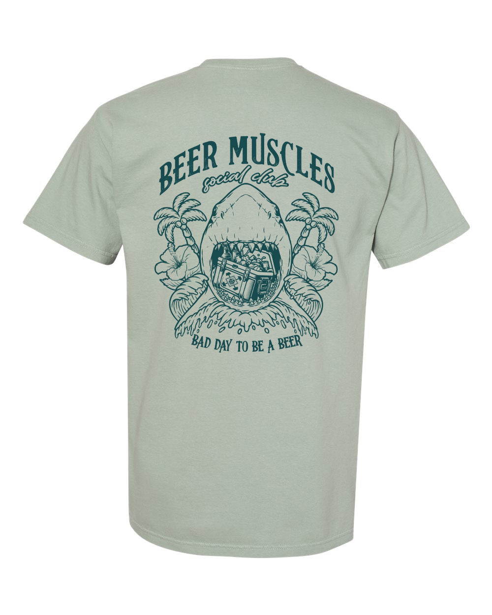 Shark Bite Monochromatic T-Shirt