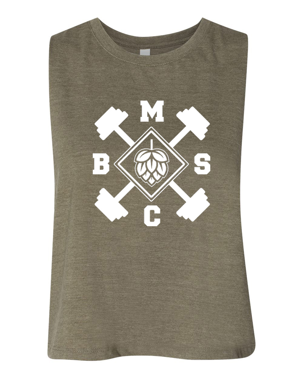 BMSC Women's Racerback Cropped Tank