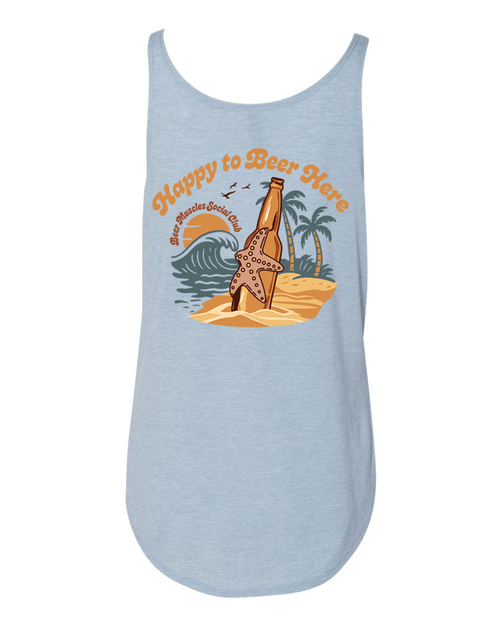Happy to Beer Here Ladies Tank