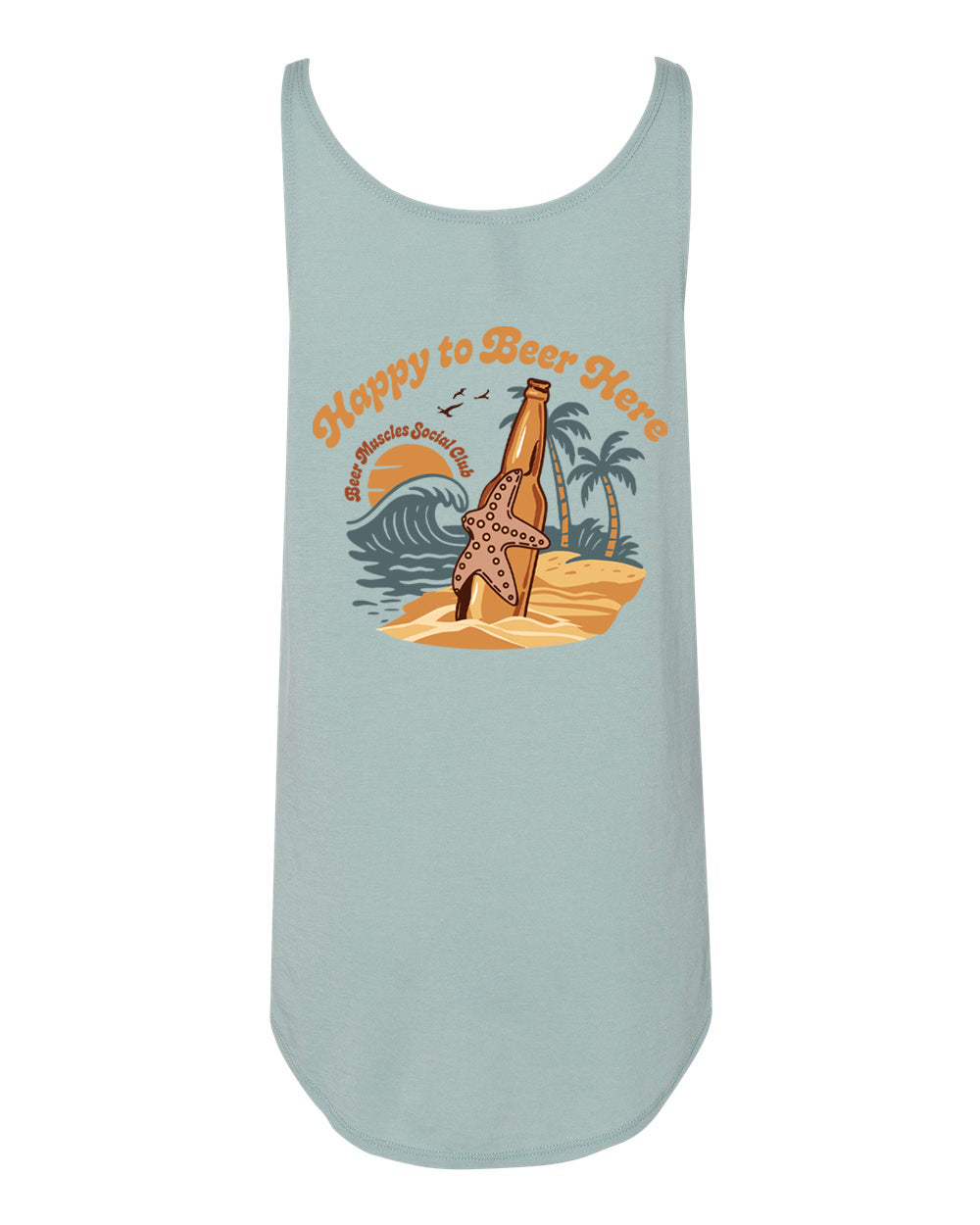 Happy to Beer Here Ladies Tank
