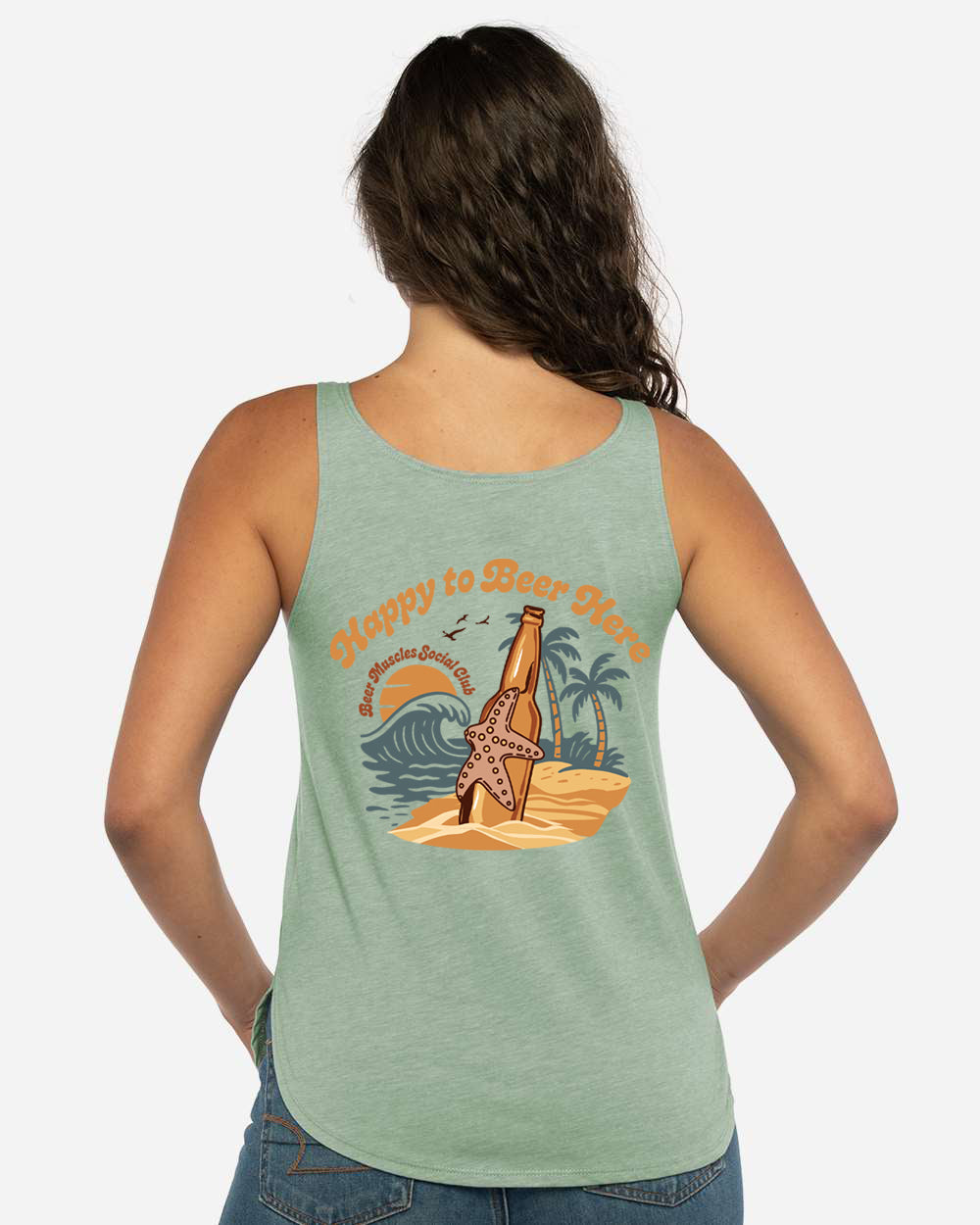 Happy to Beer Here Ladies Tank