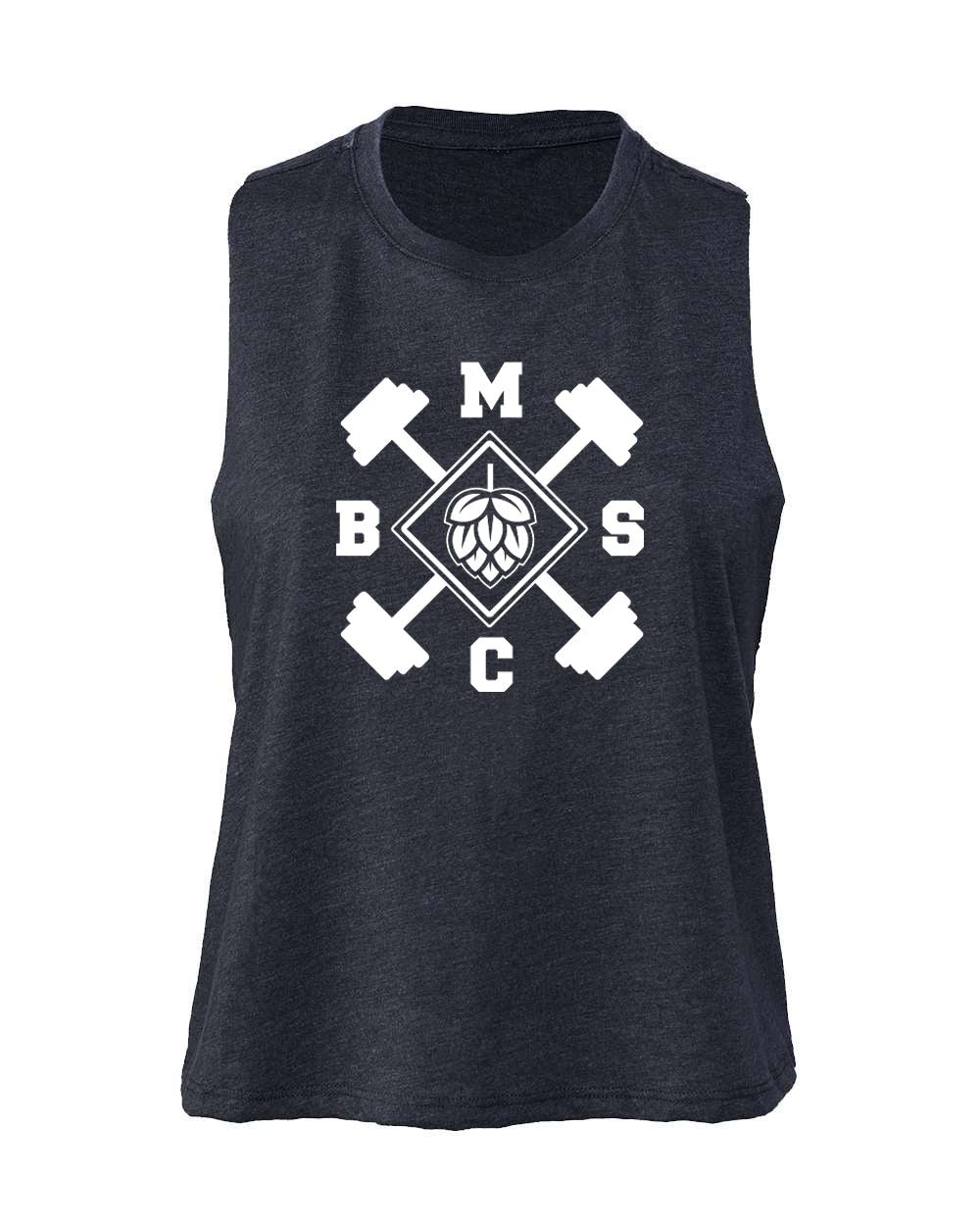 BMSC Women's Racerback Cropped Tank