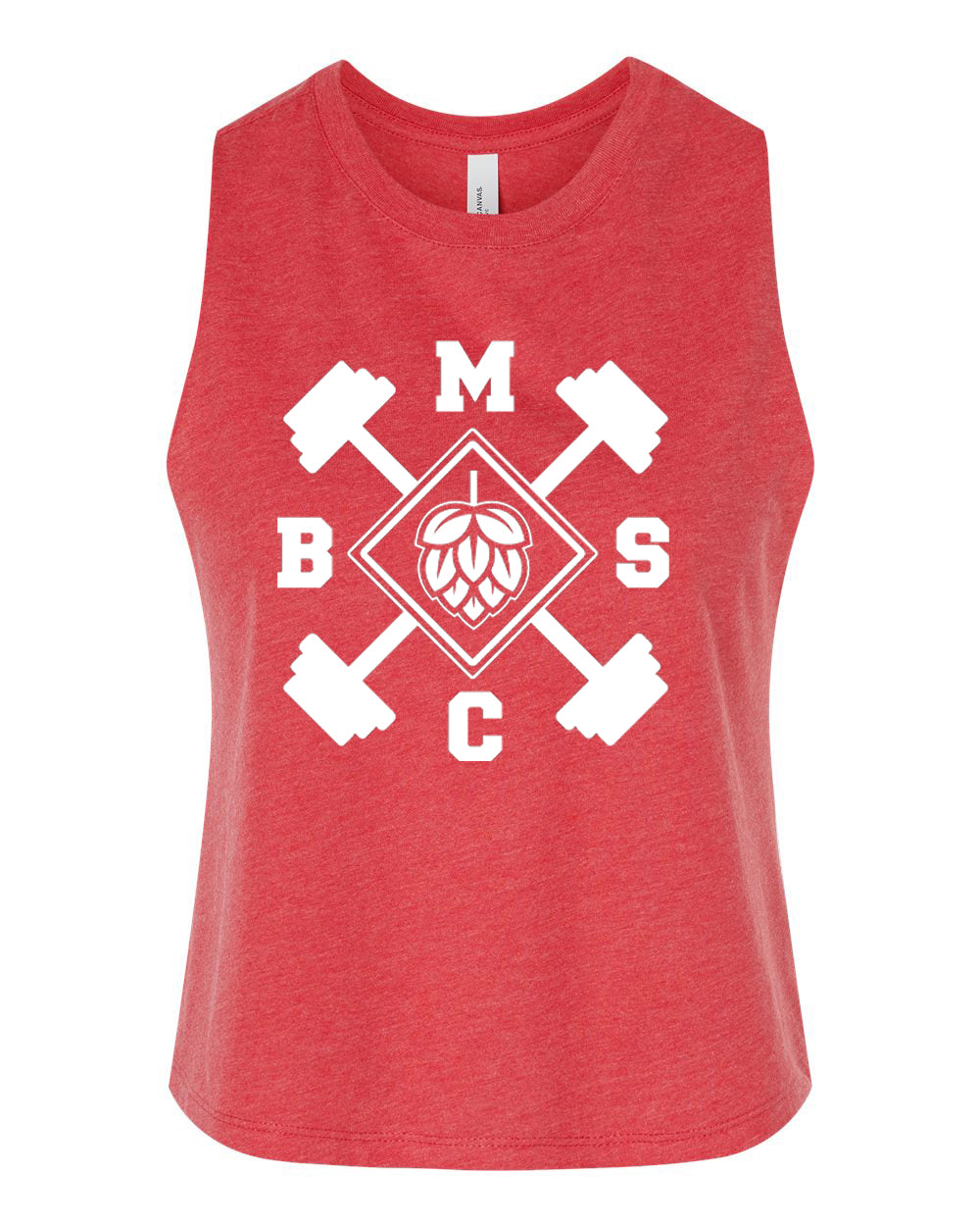 BMSC Women's Racerback Cropped Tank