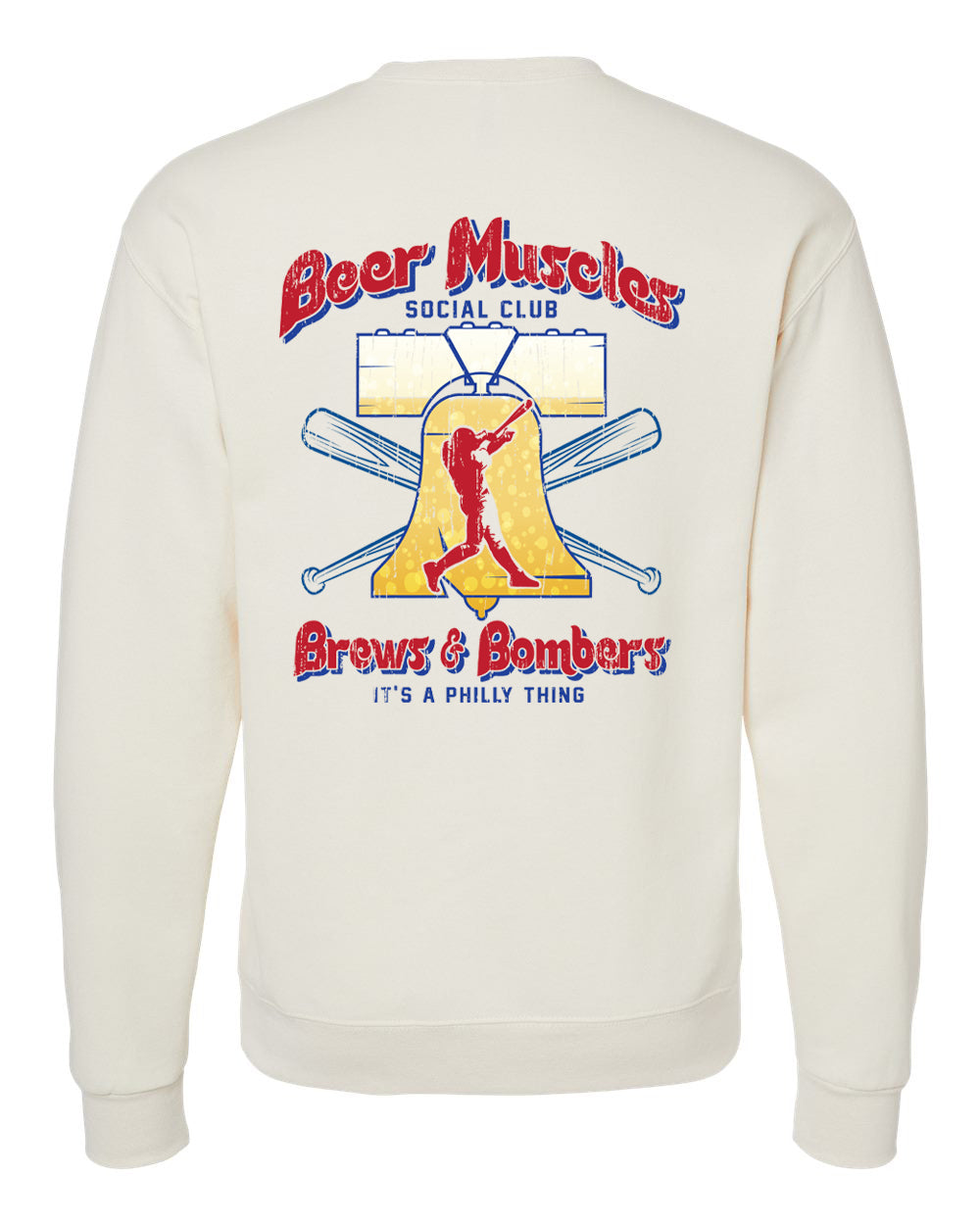 Brews & Bombers Ivory Crew Fleece