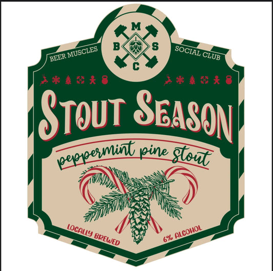 Stout Season Sticker