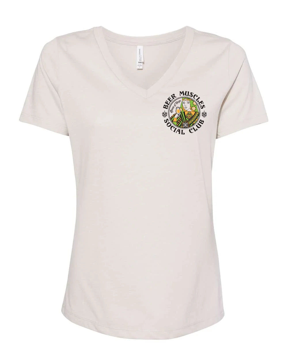 Queen of Hops Women’s V-Neck Tee