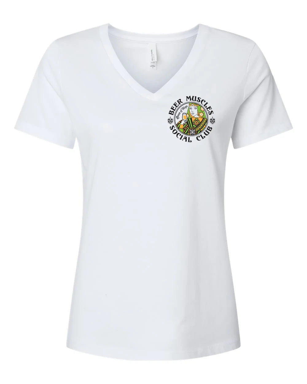 Queen of Hops Women’s V-Neck Tee