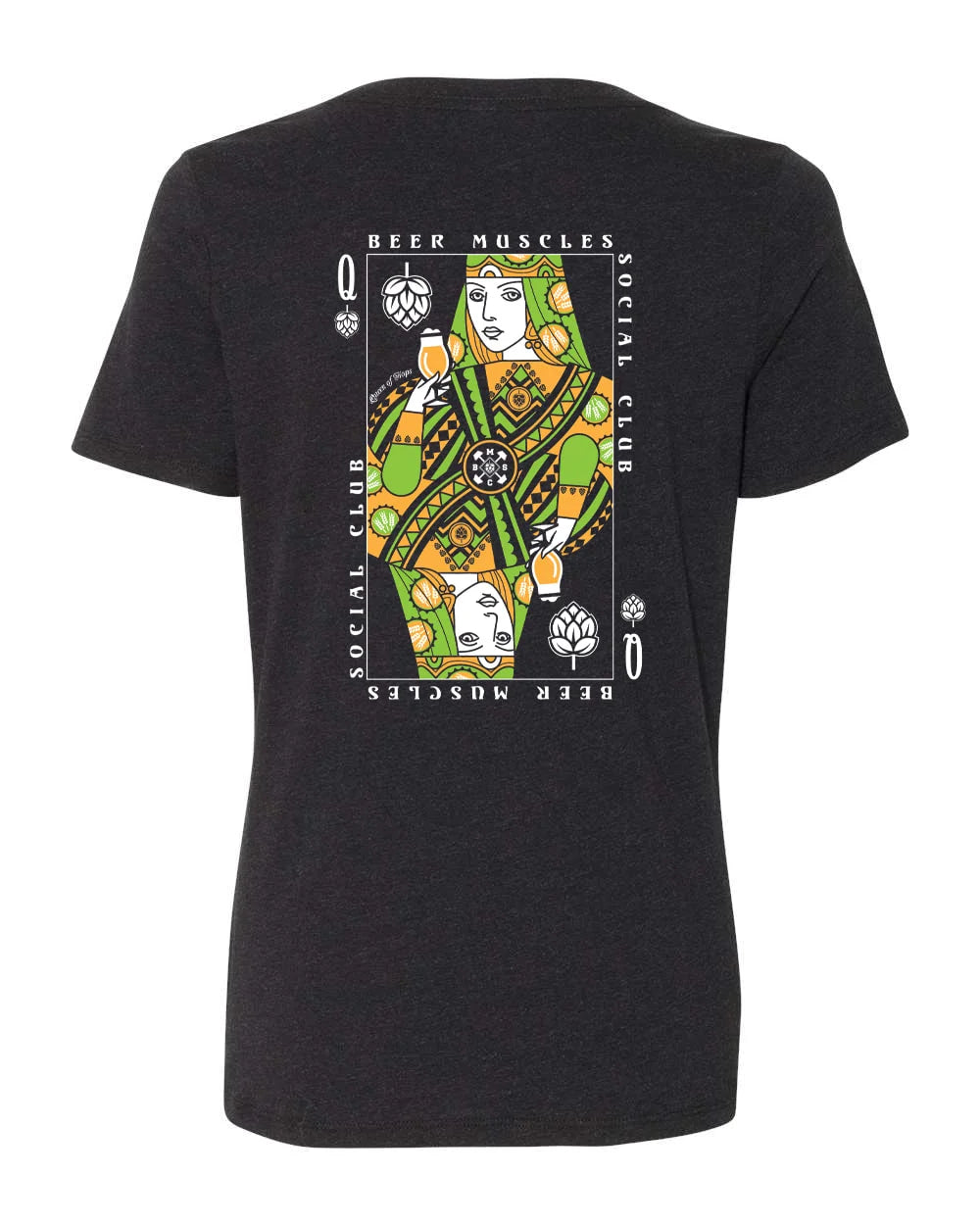 Queen of Hops Women’s V-Neck Tee