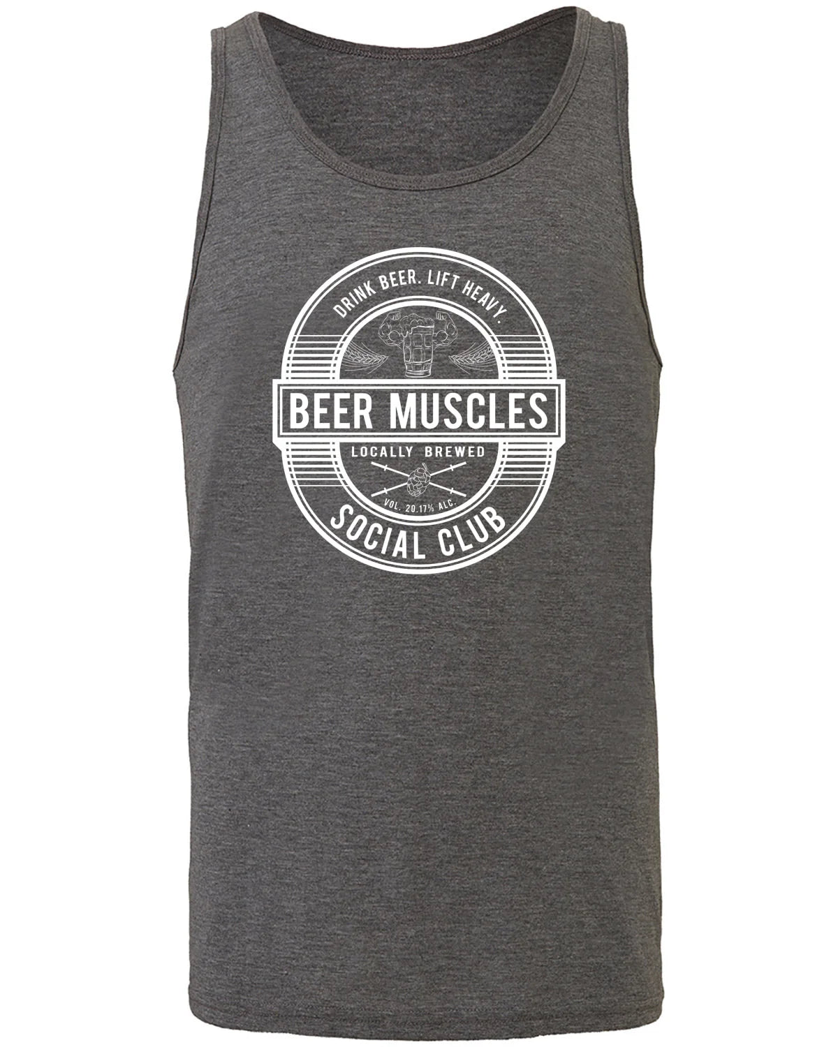 Men's Beer Label Tank